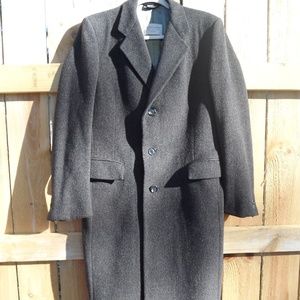Pierre Cardin Dark gray 100% wool overcoat